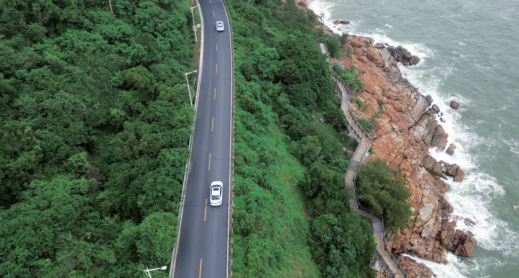 南澳岛的海岸线